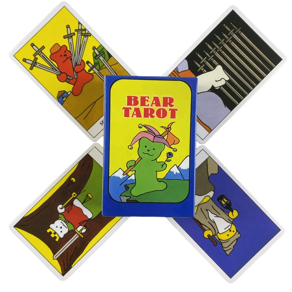 Cute Rider Of Bear Tarot Cards A 78, издание для гадания на английском языке, колода Borad, игры в игры
Cute Rider Of Bear Tarot Cards A 78, издание для гадания на английском языке, колода Borad, игры в игры