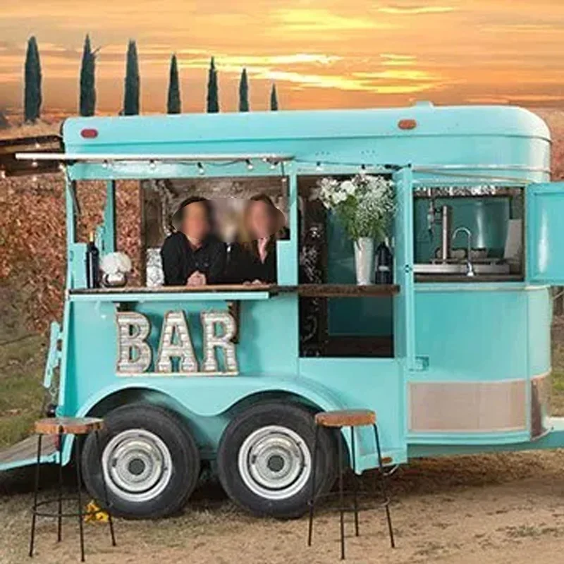 Customized Converted Horse Trailer Mobile Coffee Shop 2026 Model Food Truck Fully Equipped Kitchen Concession Cart for Sale
Customized Converted Horse Trailer Mobile Coffee Shop 2026 Model Food Truck Fully Equipped Kitchen Concession Cart for Sale
