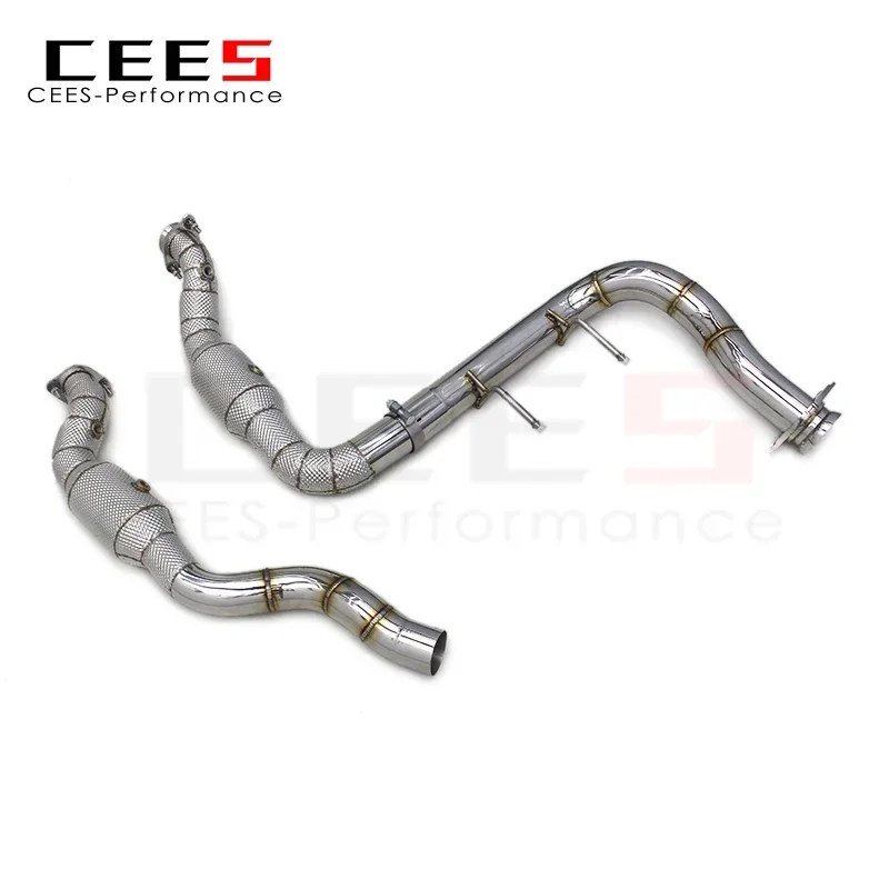 CEES Котенчатая выхлопная труба с теплозащитным экраном для Ford F150 3.5T 2015-2019, выхлопная труба, водосточные трубы из нержавеющей стали с катализатором
CEES Котенчатая выхлопная труба с теплозащитным экраном для Ford F150 3.5T 2015-2019, выхлопная труба, водосточные трубы из нержавеющей стали с катализатором
