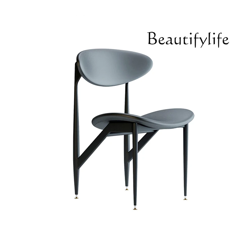 Nordic modern simple villa personalized metal back dining chair designer industrial style chair
Nordic modern simple villa personalized metal back dining chair designer industrial style chair