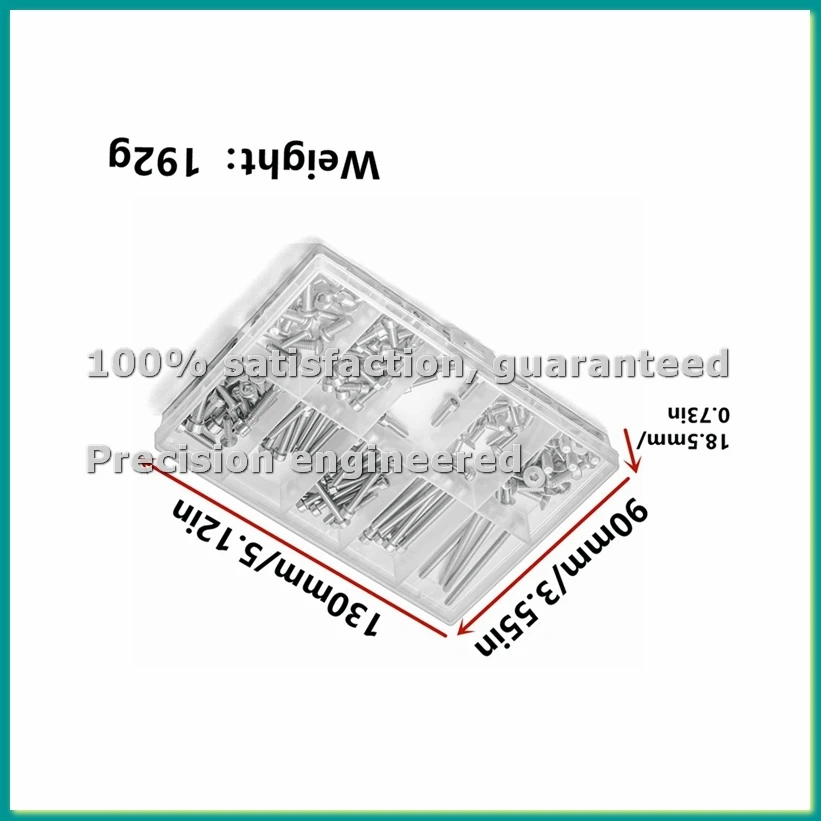 180pcs Stainless Steel Screw Kit for Slash Short Course Truck Axial Arrma Redcat Rc Truck-ABFT
180pcs Stainless Steel Screw Kit for Slash Short Course Truck Axial Arrma Redcat Rc Truck-ABFT