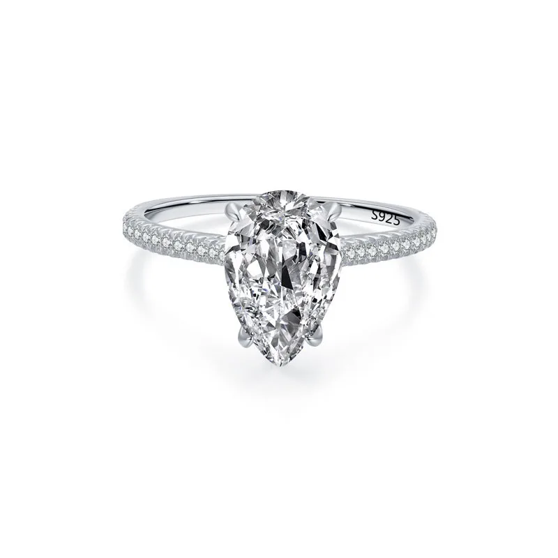 Apexelle Brand Luxury Jewelry 925 Sterling Silver Rings Water Drop Shape Sparkling Clear Zircon Ring Trendy Jewelry
Apexelle Brand Luxury Jewelry 925 Sterling Silver Rings Water Drop Shape Sparkling Clear Zircon Ring Trendy Jewelry