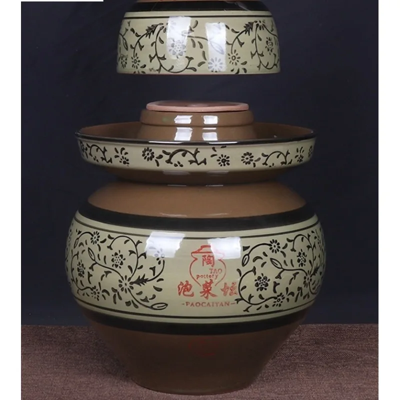 Tarro de encurtidos con tapa, tarro de oreja de repollo encurtido, Kimchi engrosado Vintage para el hogar
Tarro de encurtidos con tapa, tarro de oreja de repollo encurtido, Kimchi engrosado Vintage para el hogar