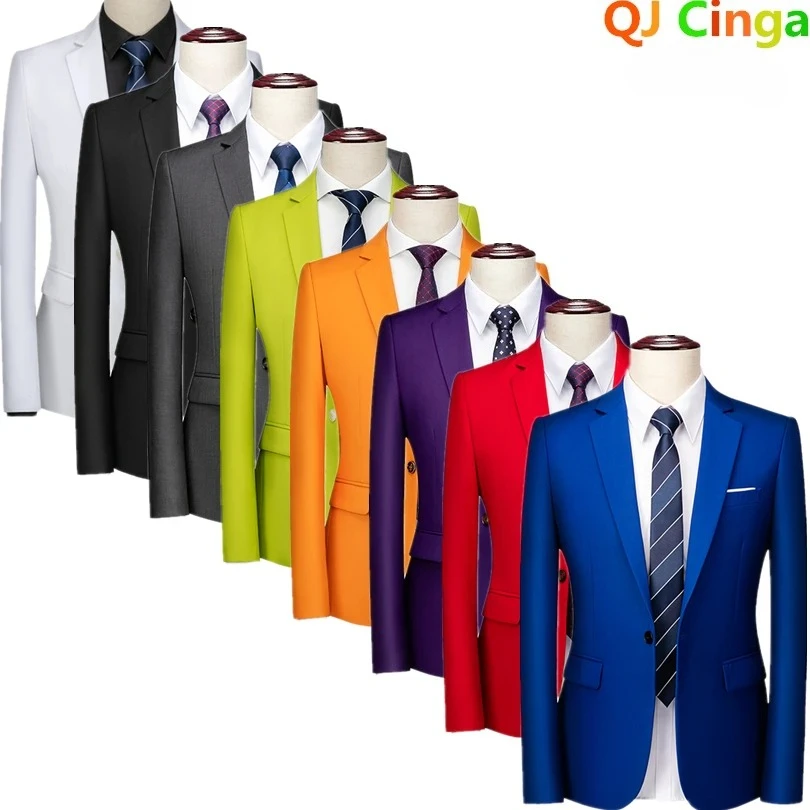 Men's Blue Long-sleeved Suit Jacket, Slim-fit Blazer for Business/Office/Weddings/Parties, Purple, Gray,Green,Red,Orange,Yellow.
Men's Blue Long-sleeved Suit Jacket, Slim-fit Blazer for Business/Office/Weddings/Parties, Purple, Gray,Green,Red,Orange,Yellow.