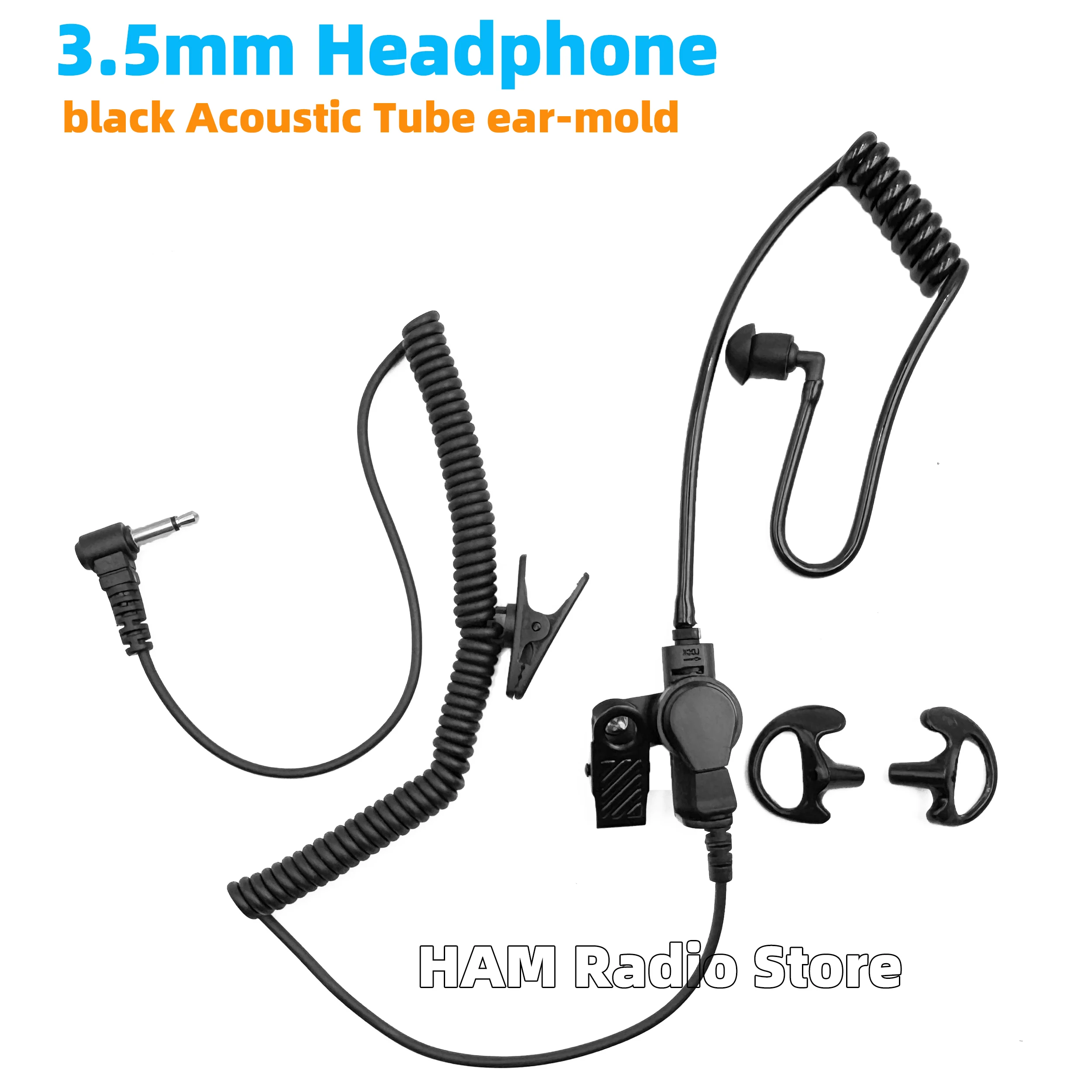 Наушник только для прослушивания 3,5 мм, совместимый с микрофоном Walkie Talkie с динамиком, наушники с акустической воздушной черной трубкой
Наушник только для прослушивания 3,5 мм, совместимый с микрофоном Walkie Talkie с динамиком, наушники с акустической воздушной черной трубкой