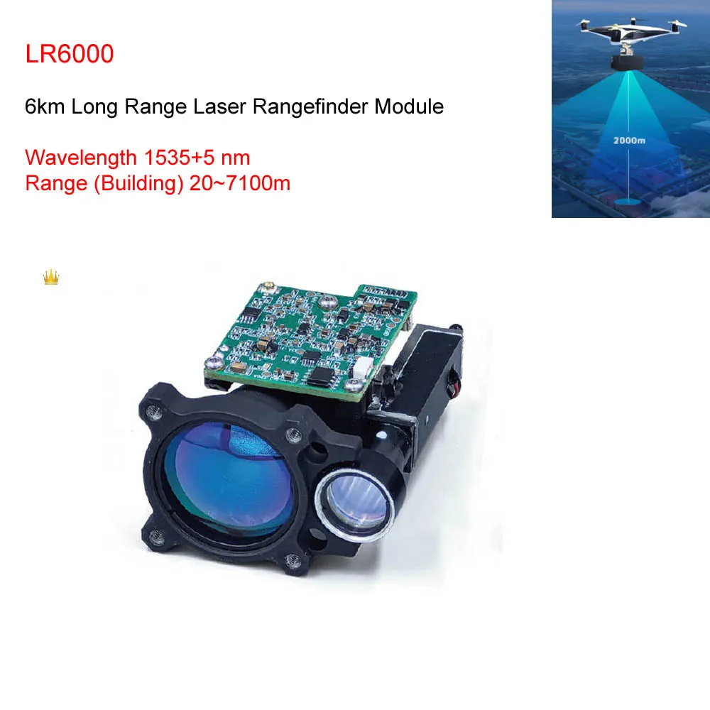 Laser Distance Measurement 1535±5 nm Range Building 20~7100m Gimbals Observation Systems LM6000 6km Long Range
Laser Distance Measurement 1535±5 nm Range Building 20~7100m Gimbals Observation Systems LM6000 6km Long Range