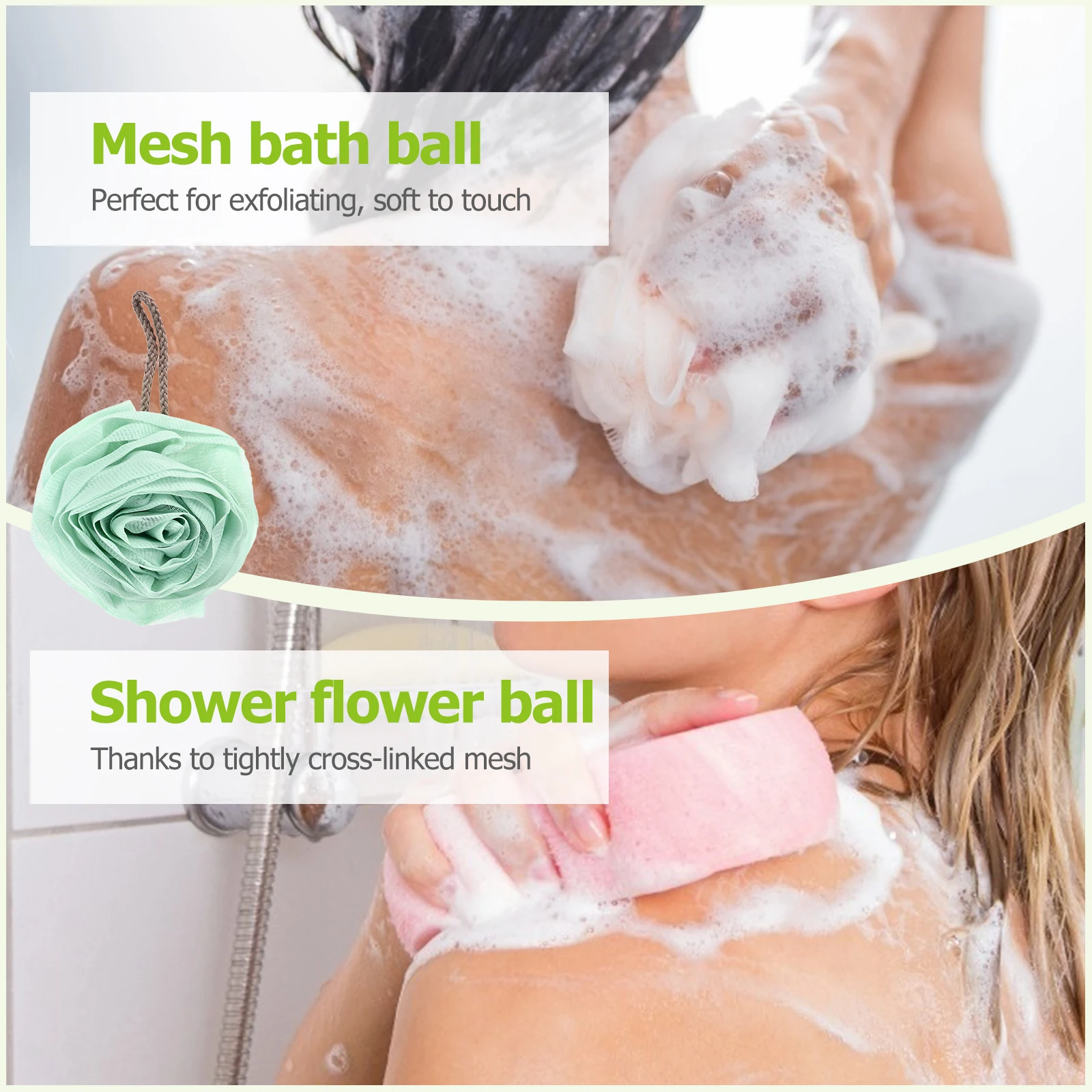 2 pcs Rose Bath Flower Mesh Fast Drying Shower Ball Exfoliating Body Sponge Bath Scrubber Strong Foaming Low Gel
2 pcs Rose Bath Flower Mesh Fast Drying Shower Ball Exfoliating Body Sponge Bath Scrubber Strong Foaming Low Gel