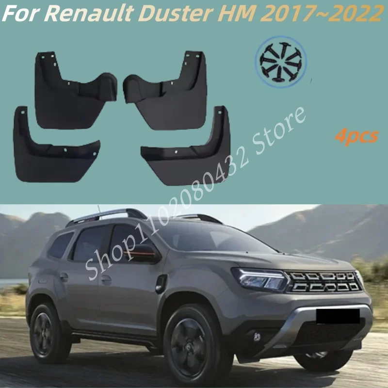 Car Mud Flaps For Renault Duster HM 2017~2022 Dacia Duster Mudflaps Splash Guards Muds Flap Mudguards Fender Auto Accessories
Car Mud Flaps For Renault Duster HM 2017~2022 Dacia Duster Mudflaps Splash Guards Muds Flap Mudguards Fender Auto Accessories