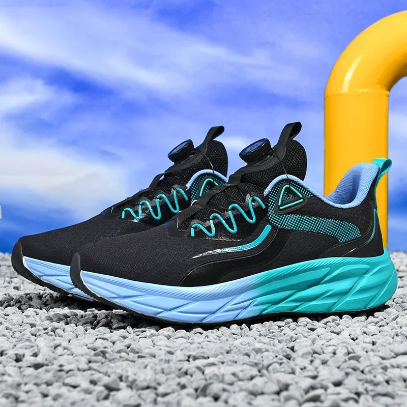 Summer Men's Shoes Mesh Breathable Thin Ultra-light Cushioned Running Shoes Knob Free Lace-up Large Size Sneakers
Summer Men's Shoes Mesh Breathable Thin Ultra-light Cushioned Running Shoes Knob Free Lace-up Large Size Sneakers