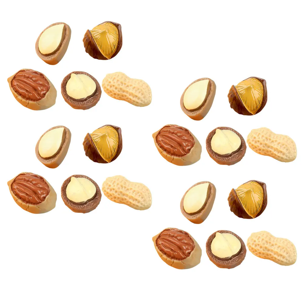 20pcs Simulation Nuts Decor House Food Model Resin Craft DIY Decoration Practical Versatile Montessori Toy
20pcs Simulation Nuts Decor House Food Model Resin Craft DIY Decoration Practical Versatile Montessori Toy