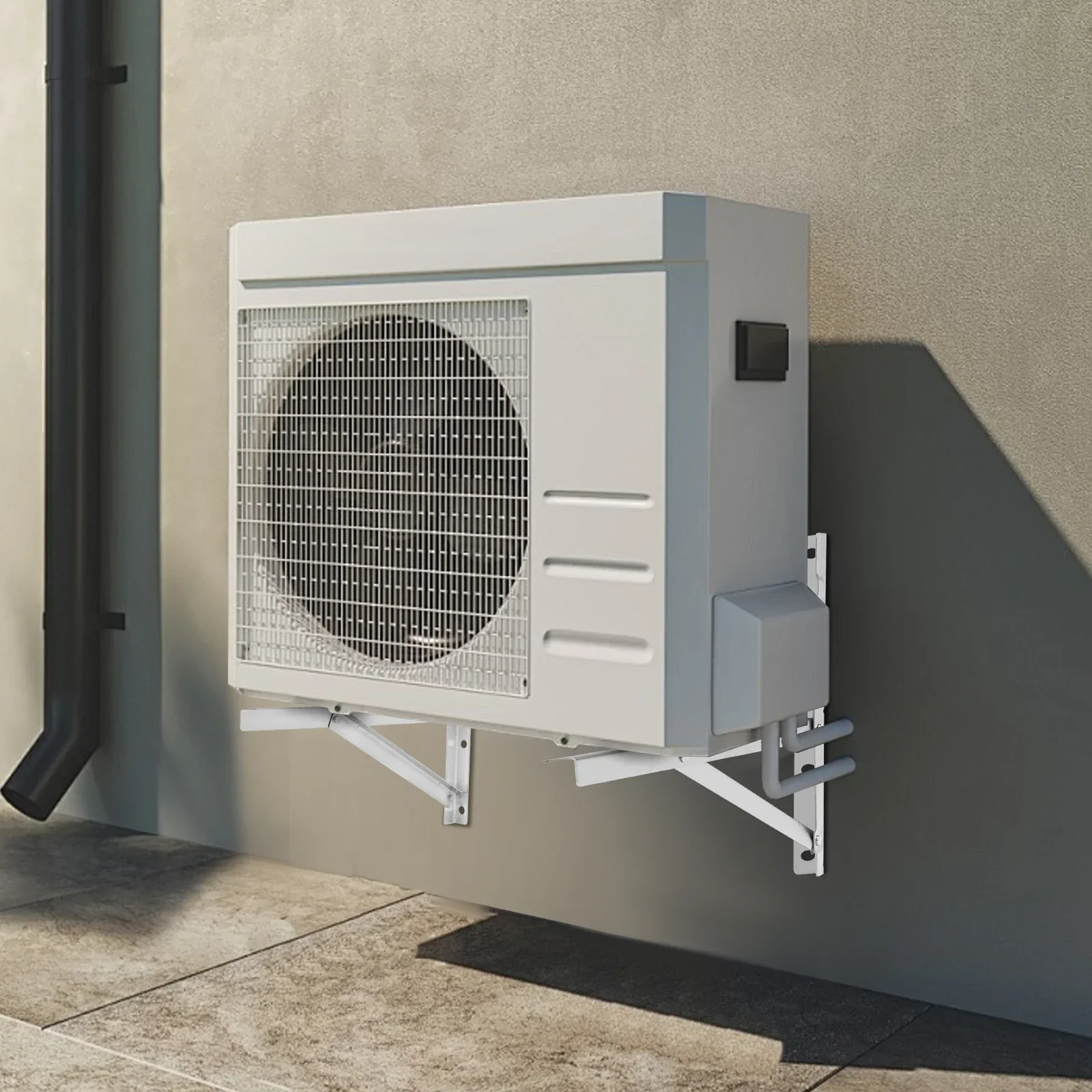 1-Pair 201 Stainless Steel AC Bracket Foldable Air Conditioner Outdoor Mount Wall Mounted Bracket 440LBS Load for 1-1.5P AC
1-Pair 201 Stainless Steel AC Bracket Foldable Air Conditioner Outdoor Mount Wall Mounted Bracket 440LBS Load for 1-1.5P AC