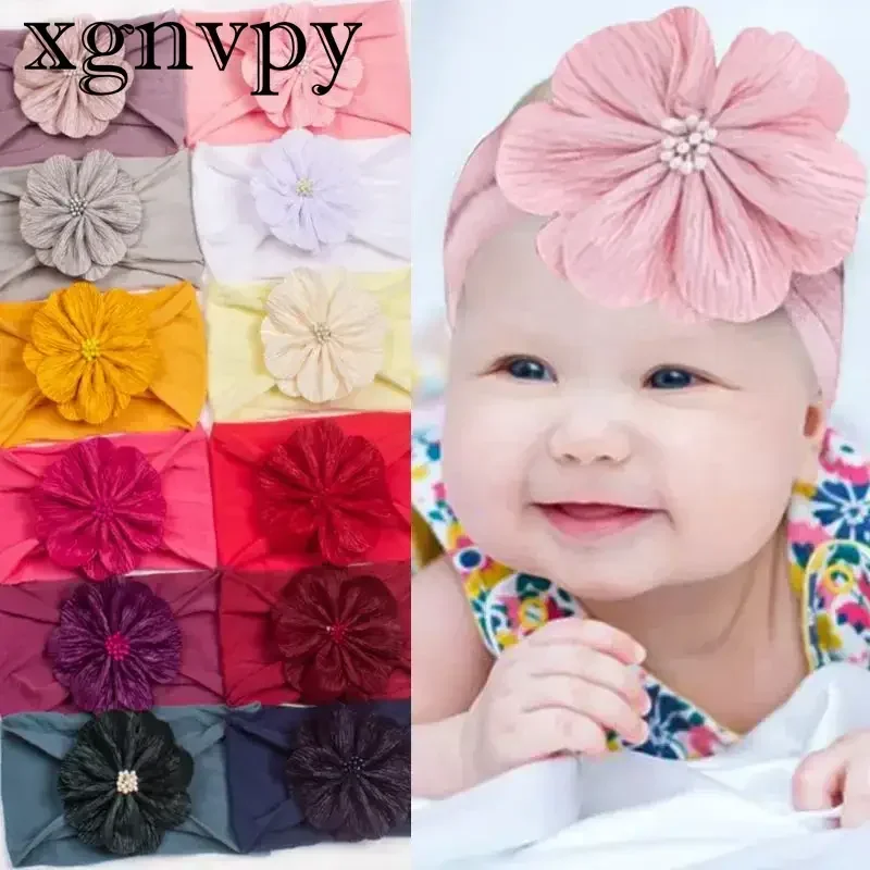 Baby Headbands Set - Soft Nylon Flower Headwraps for Newborn Girls, Stretchy Infant Hair Accessories
Baby Headbands Set - Soft Nylon Flower Headwraps for Newborn Girls, Stretchy Infant Hair Accessories