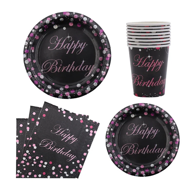 16pcs Birthday Party Supplies Disposable Cutlery Set Happy Birthday Tissue Paper Plate Paper Cup Cutlery Wholesale
16pcs Birthday Party Supplies Disposable Cutlery Set Happy Birthday Tissue Paper Plate Paper Cup Cutlery Wholesale