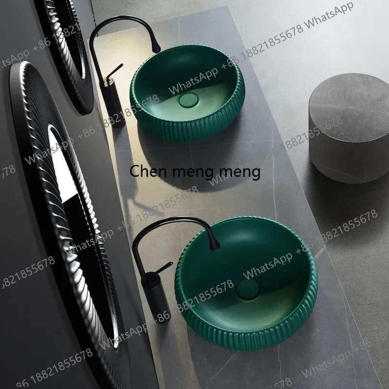 Discount Handwashing basin, countertop basin, designer style, black gray green countertop basin, washbasin, artistic countertop
Discount Handwashing basin, countertop basin, designer style, black gray green countertop basin, washbasin, artistic countertop