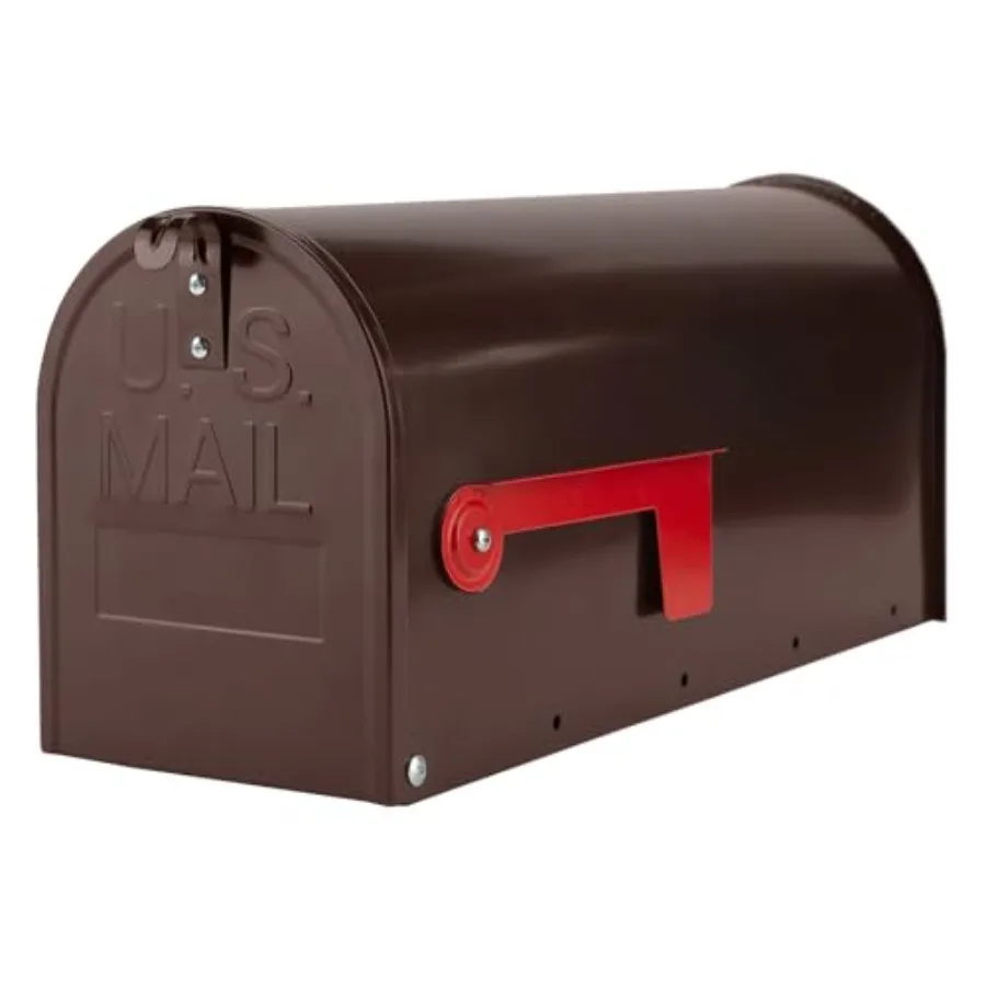 Bronze Metal Mailbox Post Mount, Medium Compacity Mail Box, Galvanized Steel Standard Mailboxes for Outside, 20 x 8.7 x 6.7 Inc
Bronze Metal Mailbox Post Mount, Medium Compacity Mail Box, Galvanized Steel Standard Mailboxes for Outside, 20 x 8.7 x 6.7 Inc