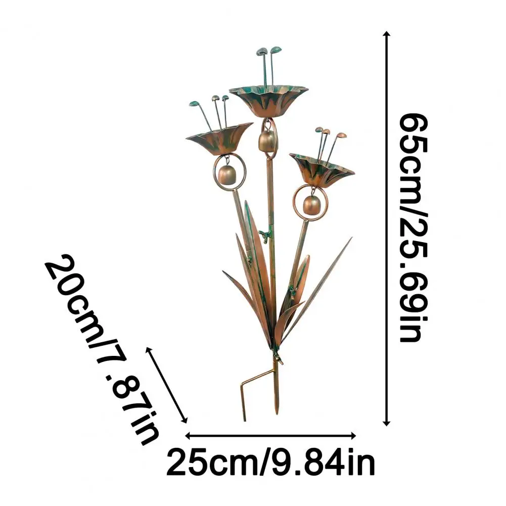 Metal Flower Yard Art Decor, Calla Lily Metal Stake for Lawns, Patios & Garden, Rustic Handmade Wind Chime Ornament Gift
Metal Flower Yard Art Decor, Calla Lily Metal Stake for Lawns, Patios & Garden, Rustic Handmade Wind Chime Ornament Gift