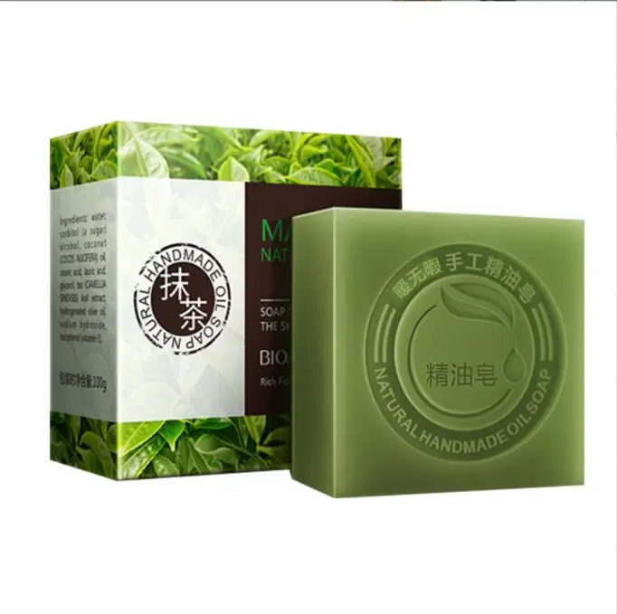 matcha soap Green Tea Handmade Soap Skin Whitening Moisturizing Face Cleansing Soap Remove Acne Cleansing Bath Bar Soap 100g
matcha soap Green Tea Handmade Soap Skin Whitening Moisturizing Face Cleansing Soap Remove Acne Cleansing Bath Bar Soap 100g