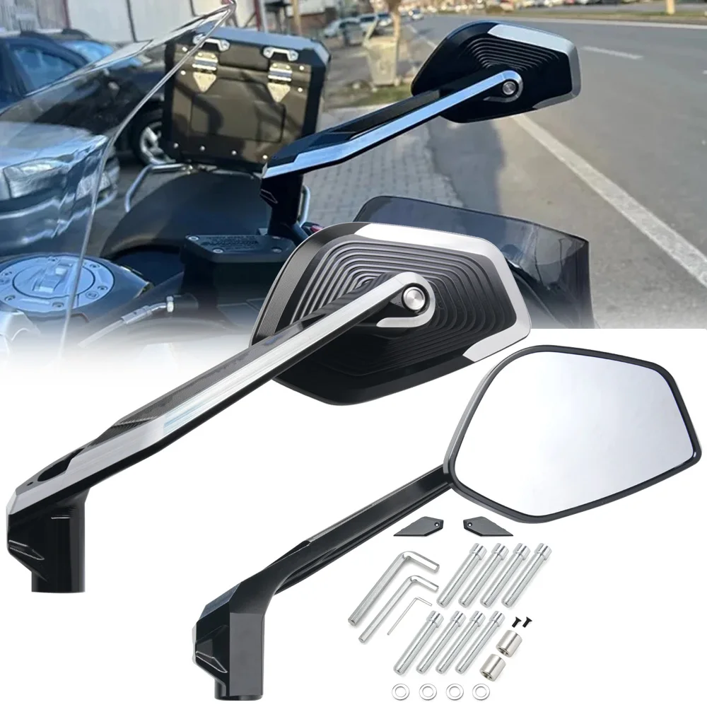 Motorcycle Side Rearview Mirror For BMW R1300GS 2024 R1200 1250 GS ADV F900R G310GS S1000XR Aluminum Adjustable Rear View Mirror
Motorcycle Side Rearview Mirror For BMW R1300GS 2024 R1200 1250 GS ADV F900R G310GS S1000XR Aluminum Adjustable Rear View Mirror