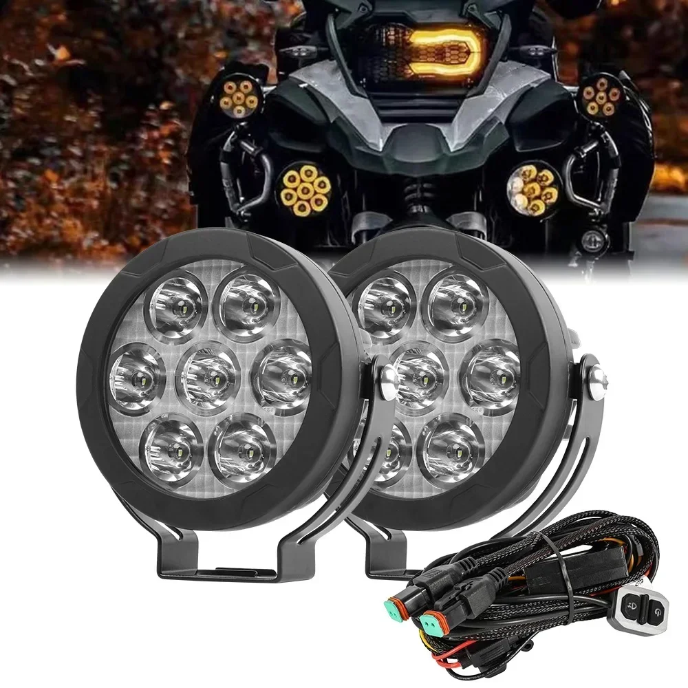 New Arrival Motorcycle Spot Auxiliary Lights 4.5 Inch 12-80V Round 60W Denali Aux Light
New Arrival Motorcycle Spot Auxiliary Lights 4.5 Inch 12-80V Round 60W Denali Aux Light