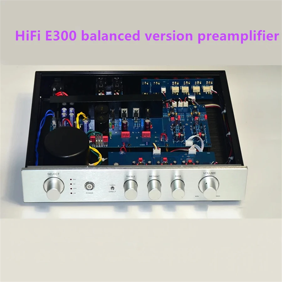HiFi E300 Balanced Version Preamplifier, Adjustable High, Medium, And Low Frequencies, With Bluetooth 5.1 and Remote Control
HiFi E300 Balanced Version Preamplifier, Adjustable High, Medium, And Low Frequencies, With Bluetooth 5.1 and Remote Control