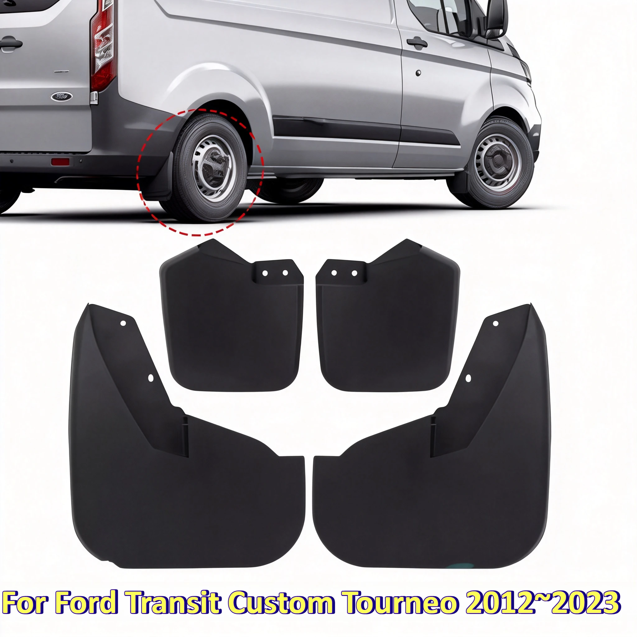 Для Ford Transit Custom Tourneo 2012-2023 1915641 Брызговики Защитные щитки от грязи и брызг, сверхпрочные, автомобильные аксессуары
Для Ford Transit Custom Tourneo 2012-2023 1915641 Брызговики Защитные щитки от грязи и брызг, сверхпрочные, автомобильные аксессуары