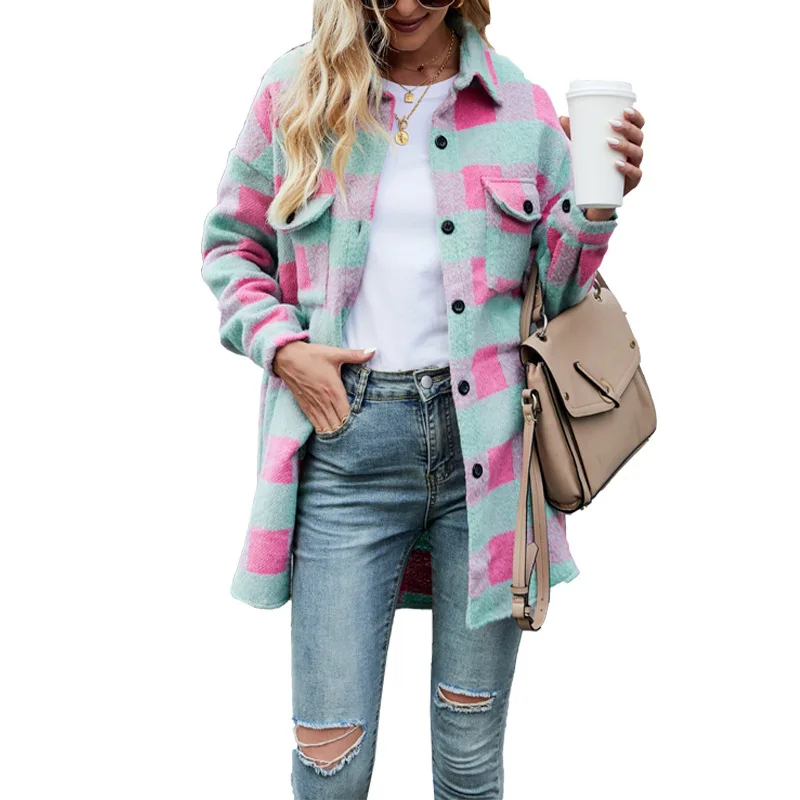 Contemporary Jacket Brushed Heavyweight Fleece Jacket Single Breasted Structured Jacket Checked Sherpa Lined Overcoat
Contemporary Jacket Brushed Heavyweight Fleece Jacket Single Breasted Structured Jacket Checked Sherpa Lined Overcoat