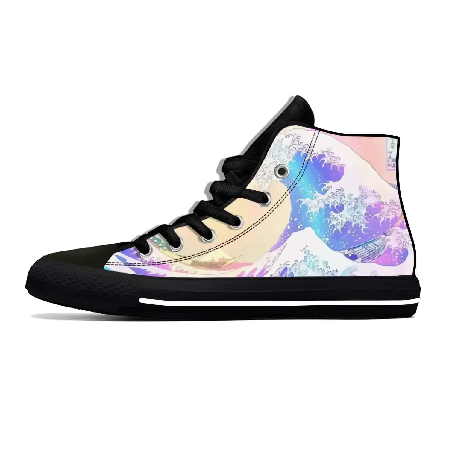 Japanese Anime Cartoon Great Wave Off Kanagawa Casual Cloth Shoes High Top Lightweight Breathable 3D Print Men Women Sneakers
Japanese Anime Cartoon Great Wave Off Kanagawa Casual Cloth Shoes High Top Lightweight Breathable 3D Print Men Women Sneakers