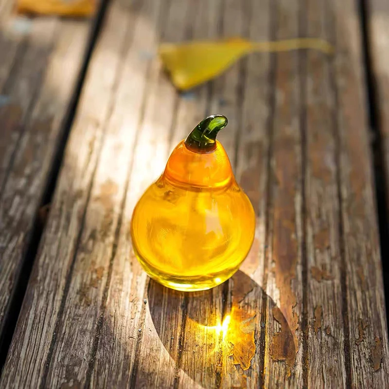 Yellow pear crystal model creative decoration home decoration photography props crafts holiday gift simulation fruit
Yellow pear crystal model creative decoration home decoration photography props crafts holiday gift simulation fruit