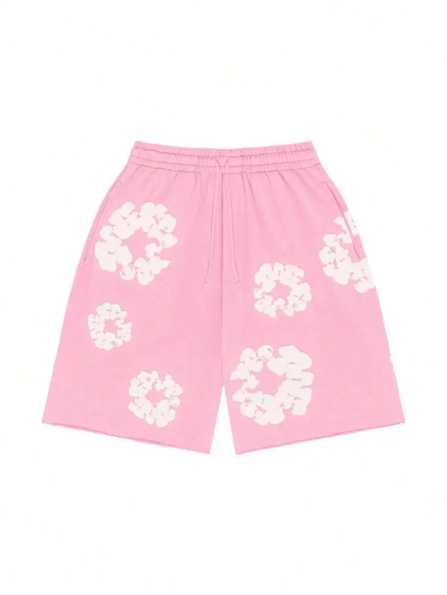 Mens Floral Print Casual Shorts With Drawstring Waist
Mens Floral Print Casual Shorts With Drawstring Waist