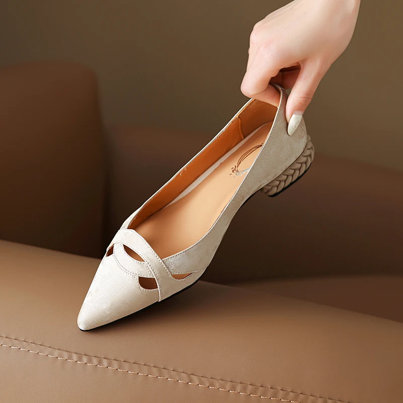 Genuine Leather Shoes Women pumps for Pointed Toe High Heels Cover Toe Womes Sandals Elegant Ladies Shoes
Genuine Leather Shoes Women pumps for Pointed Toe High Heels Cover Toe Womes Sandals Elegant Ladies Shoes