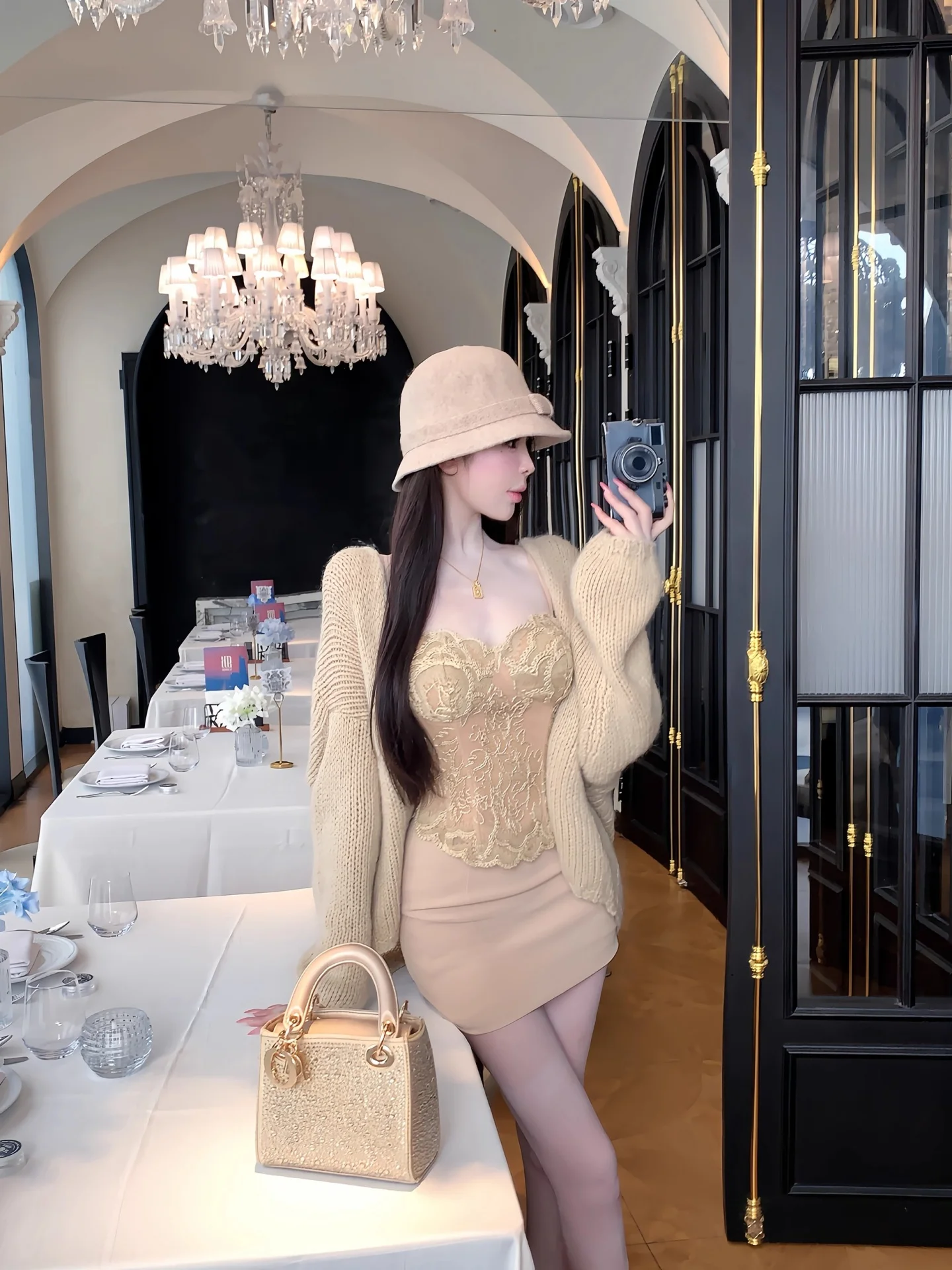 Spicy Girl Knitted Lace Top And Skirt Three-Piece Set Women's Early Spring High Waist Fashion plus Size Ensemble
Spicy Girl Knitted Lace Top And Skirt Three-Piece Set Women's Early Spring High Waist Fashion plus Size Ensemble