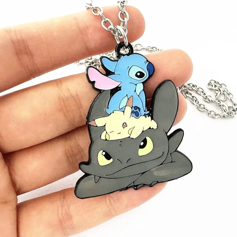 Disney Lilo & Stitch Pendant Necklace Boys Girls Jewelry Simple Fashion Personality Cartoon Anime Kawaii Necklaces Birthday Gift
Disney Lilo & Stitch Pendant Necklace Boys Girls Jewelry Simple Fashion Personality Cartoon Anime Kawaii Necklaces Birthday Gift