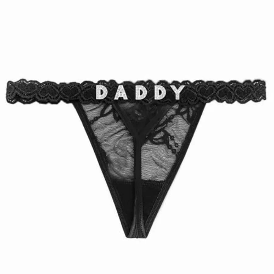 Women's Personalized Thongs with Funny Rhinestone Letters, Custom Name Underwear Panties for Couples
Women's Personalized Thongs with Funny Rhinestone Letters, Custom Name Underwear Panties for Couples