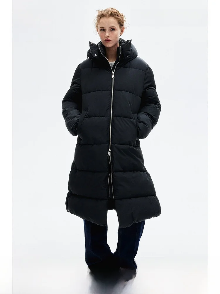 H&M Women's Cotton Jacket Warm Winter Outerwear Loose Bread Style Coat Water Repellent Hooded 1172927 Online Exclusive
H&M Women's Cotton Jacket Warm Winter Outerwear Loose Bread Style Coat Water Repellent Hooded 1172927 Online Exclusive