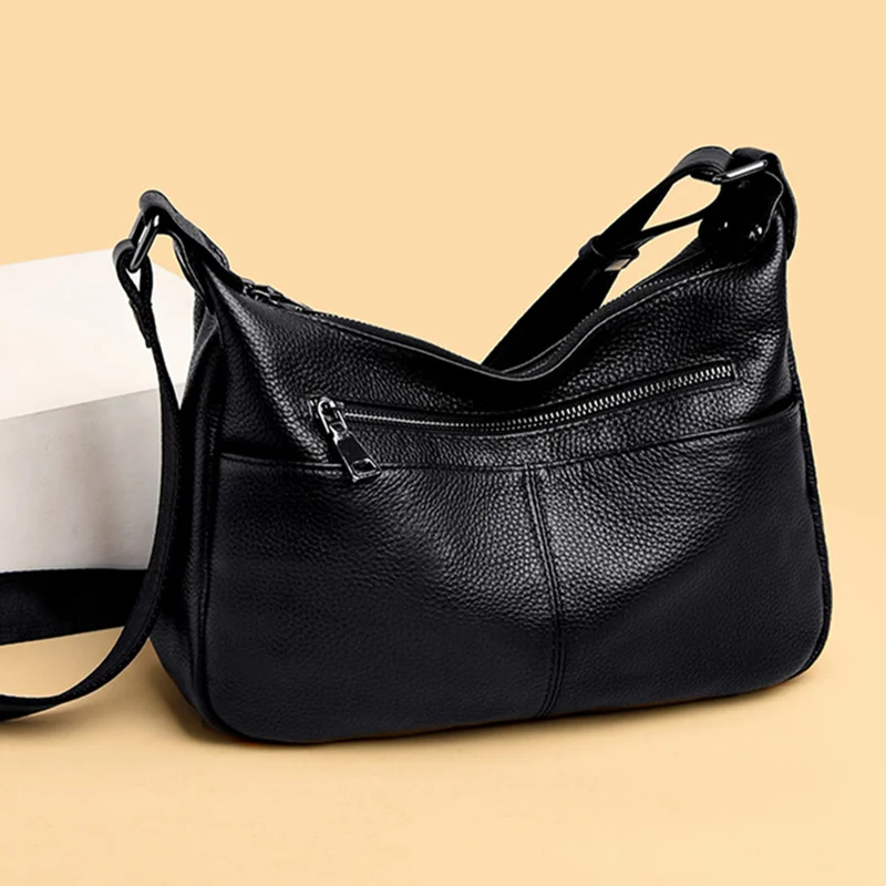 Luxury Soft Genuine Leather Handbag High Quality Cow Leather Crossbody Bag for Women LargeCapacity Ladies Shoulder Messenger Sac
Luxury Soft Genuine Leather Handbag High Quality Cow Leather Crossbody Bag for Women LargeCapacity Ladies Shoulder Messenger Sac