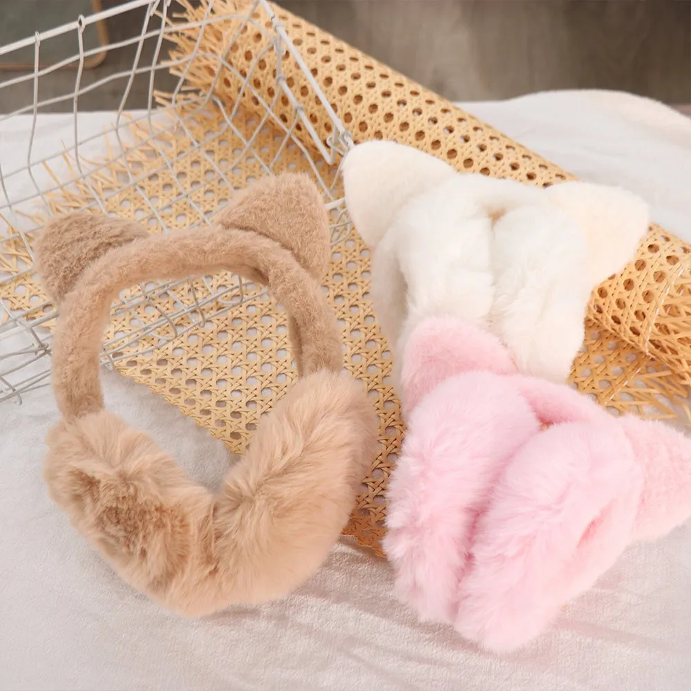 Kawaii Foldable Cat Earmuffs Thicken Soft Warm Earflaps Keep Warmer Anti-freezing Winter Ear Warmer Holiday Gifts
Kawaii Foldable Cat Earmuffs Thicken Soft Warm Earflaps Keep Warmer Anti-freezing Winter Ear Warmer Holiday Gifts