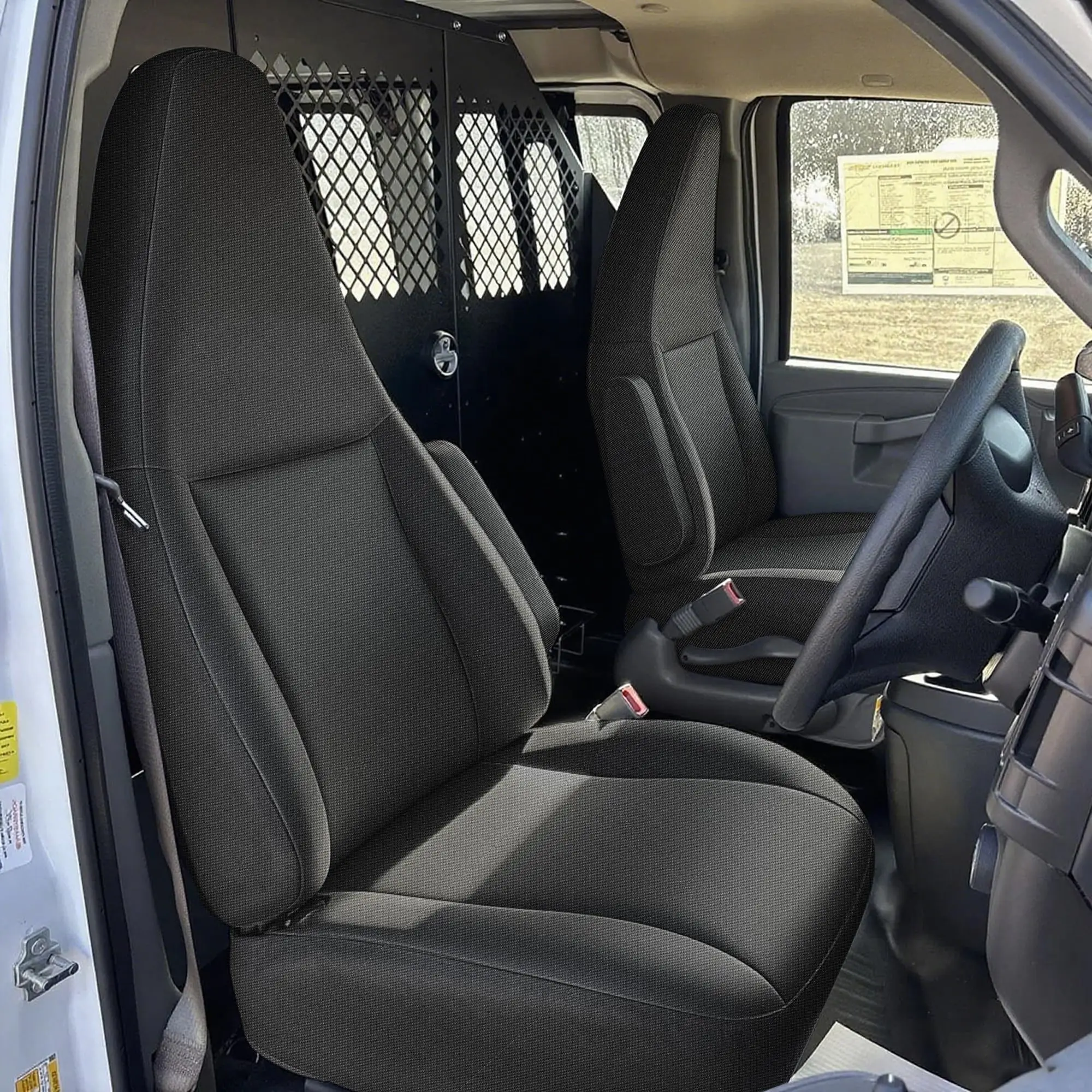 600D Heavy Duty Seat Covers for Chevy Express 2010-2025 Front Bucket Seats, Durable Oxford Protective Covers with Handle Access,
600D Heavy Duty Seat Covers for Chevy Express 2010-2025 Front Bucket Seats, Durable Oxford Protective Covers with Handle Access,