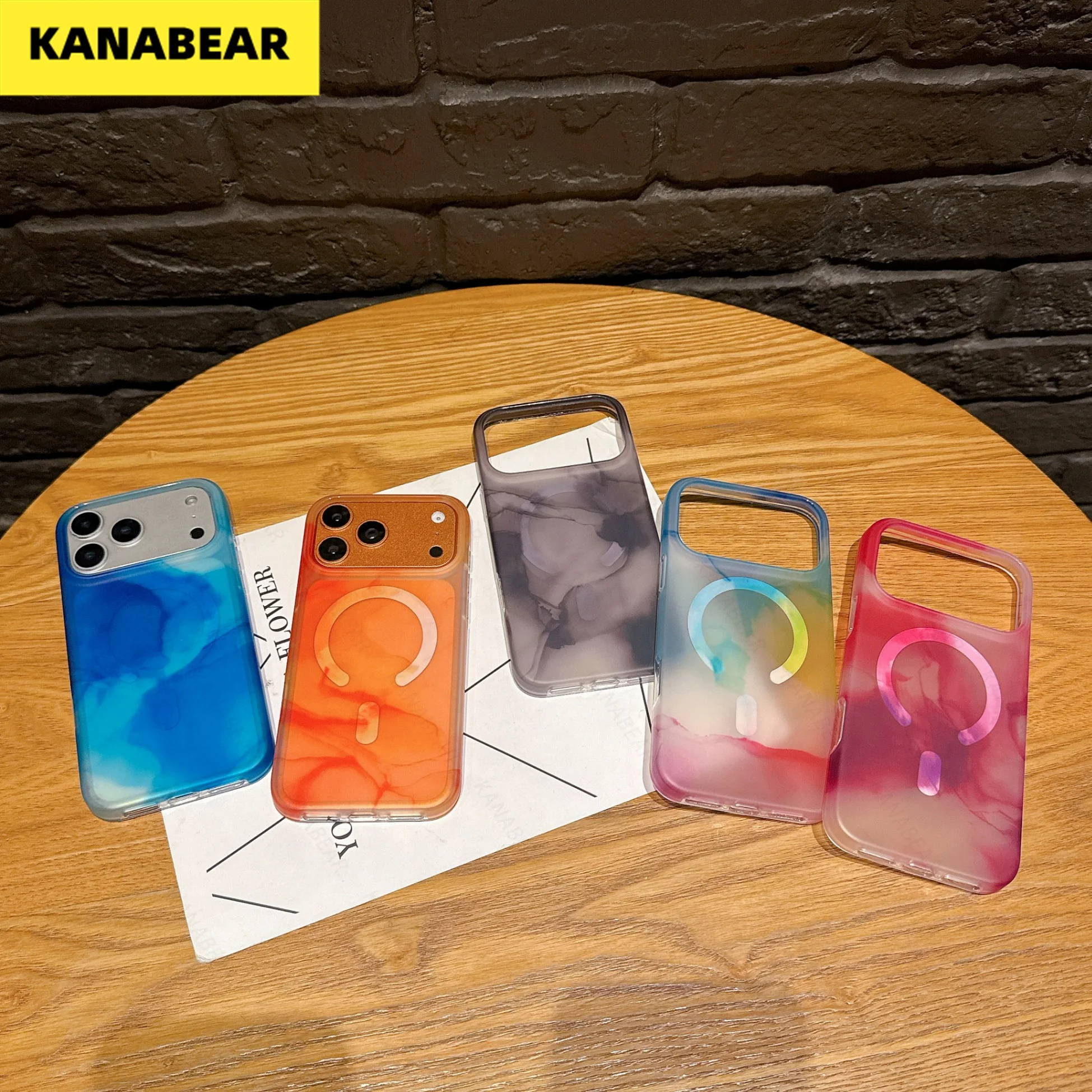 Full-Body Shockproof Magnetic Case, Watercolor Ink Wash Gradient for iPhone 17 Pro Max/16 Pro/15 Pro Max, MagSafe Compatible
Full-Body Shockproof Magnetic Case, Watercolor Ink Wash Gradient for iPhone 17 Pro Max/16 Pro/15 Pro Max, MagSafe Compatible