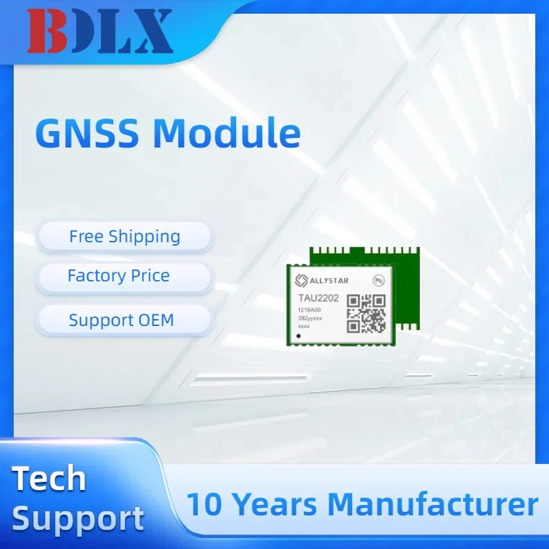 GNSS GPS Module 1Pcs/Lot Allystar TAU2202 Precision Positioning Module L1 L5 GNSS+INS GPS Beidou QZSS Support 6D IMU 3-axis
GNSS GPS Module 1Pcs/Lot Allystar TAU2202 Precision Positioning Module L1 L5 GNSS+INS GPS Beidou QZSS Support 6D IMU 3-axis