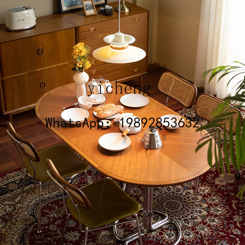 teak dining table solid wood long table household new Chinese small apartment table
teak dining table solid wood long table household new Chinese small apartment table