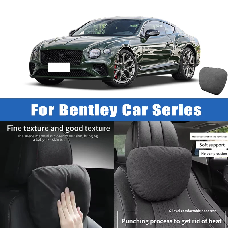 Top Quality Car Headrest Neck Support Seat Soft Neck Pillow Breathable For Bentley Continental GT Flying Spur Bentayga Mulsanne
Top Quality Car Headrest Neck Support Seat Soft Neck Pillow Breathable For Bentley Continental GT Flying Spur Bentayga Mulsanne