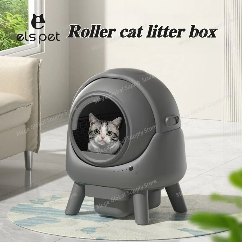 Self-cleaning Cat Litter Box Large Spaces Roller Intelligent Automatic Cat Toilet Sandbox Household Waste and Cleaning
Self-cleaning Cat Litter Box Large Spaces Roller Intelligent Automatic Cat Toilet Sandbox Household Waste and Cleaning