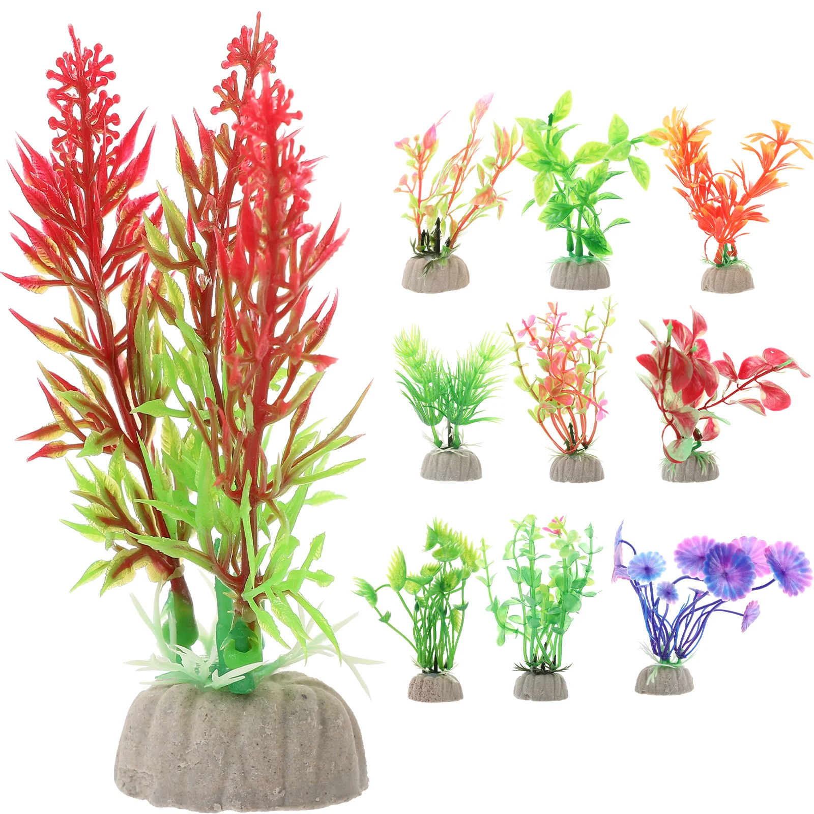 10 Pcs Plants Fish Tank Accessories Large Aquarium Plastic Artificial Fake Grass
10 Pcs Plants Fish Tank Accessories Large Aquarium Plastic Artificial Fake Grass