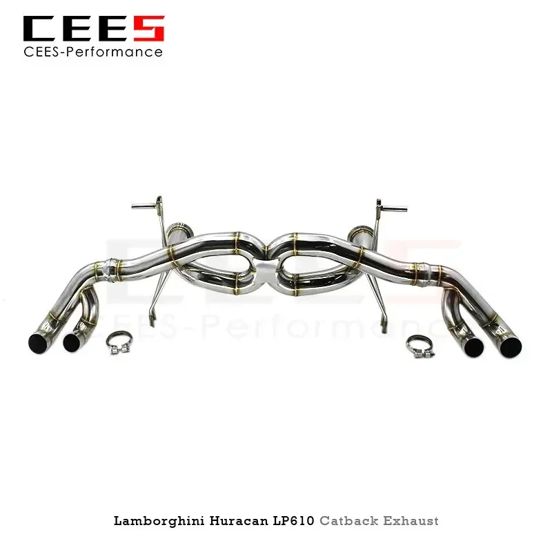 CEES Exhaust System for Lamborghini Huracan LP610 2014-2019 High Polished Stainless Steel Racing Performance Exhaust Pipe
CEES Exhaust System for Lamborghini Huracan LP610 2014-2019 High Polished Stainless Steel Racing Performance Exhaust Pipe