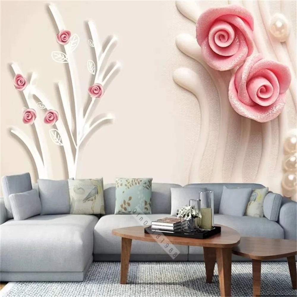 Custom wallpaper photo mural embossed elegant new Chinese simple jewelry tulip background wall living room wallpapers home decor
Custom wallpaper photo mural embossed elegant new Chinese simple jewelry tulip background wall living room wallpapers home decor