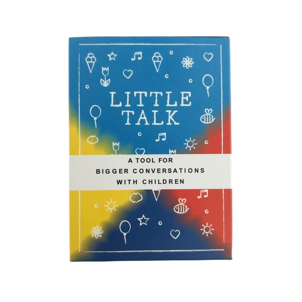 Карточная игра Little Talk, настольная колода, инструмент для больших разговоров с детьми, забавные семейные игры
Карточная игра Little Talk, настольная колода, инструмент для больших разговоров с детьми, забавные семейные игры
