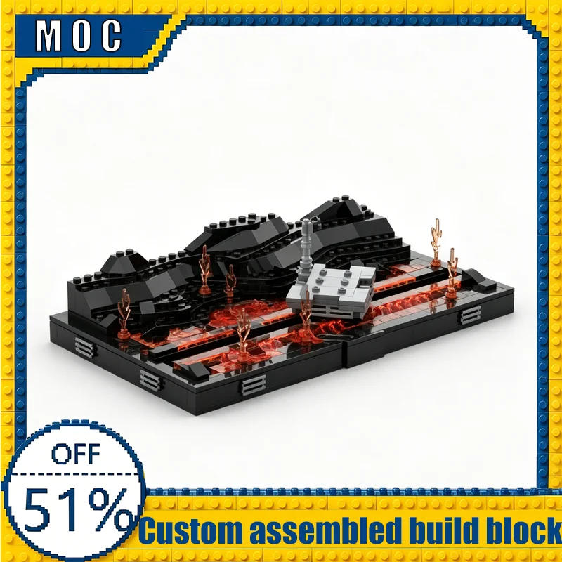 652 Parts Lava Planet Battle Duel Diorama MOC Building Blocks Sci-Fi War Scene Model Creative Assembly Educational Toy Boy Gift
652 Parts Lava Planet Battle Duel Diorama MOC Building Blocks Sci-Fi War Scene Model Creative Assembly Educational Toy Boy Gift