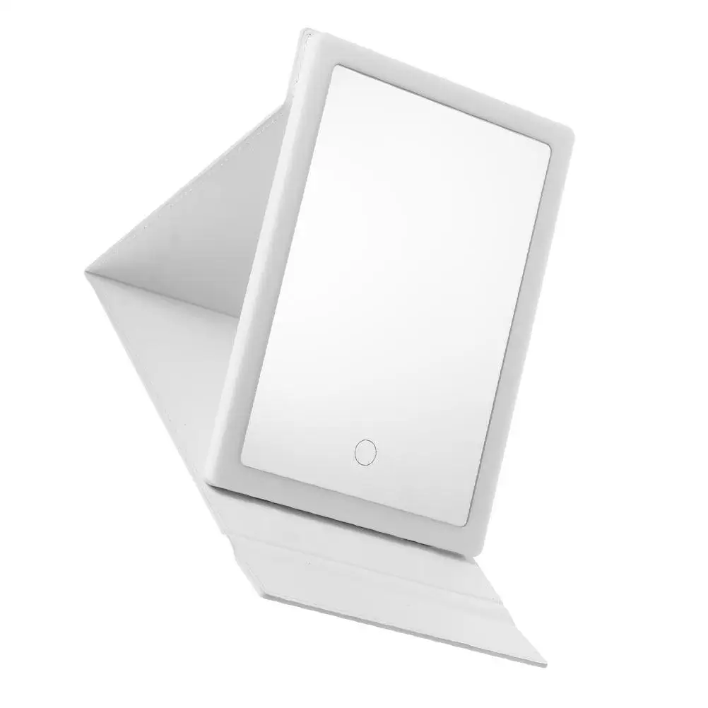 1Set Foldable LED Makeup Mirror Portable PU Desktop Vanity Mirror with Bright Light for Women Daily Beauty Routine and Gift
1Set Foldable LED Makeup Mirror Portable PU Desktop Vanity Mirror with Bright Light for Women Daily Beauty Routine and Gift