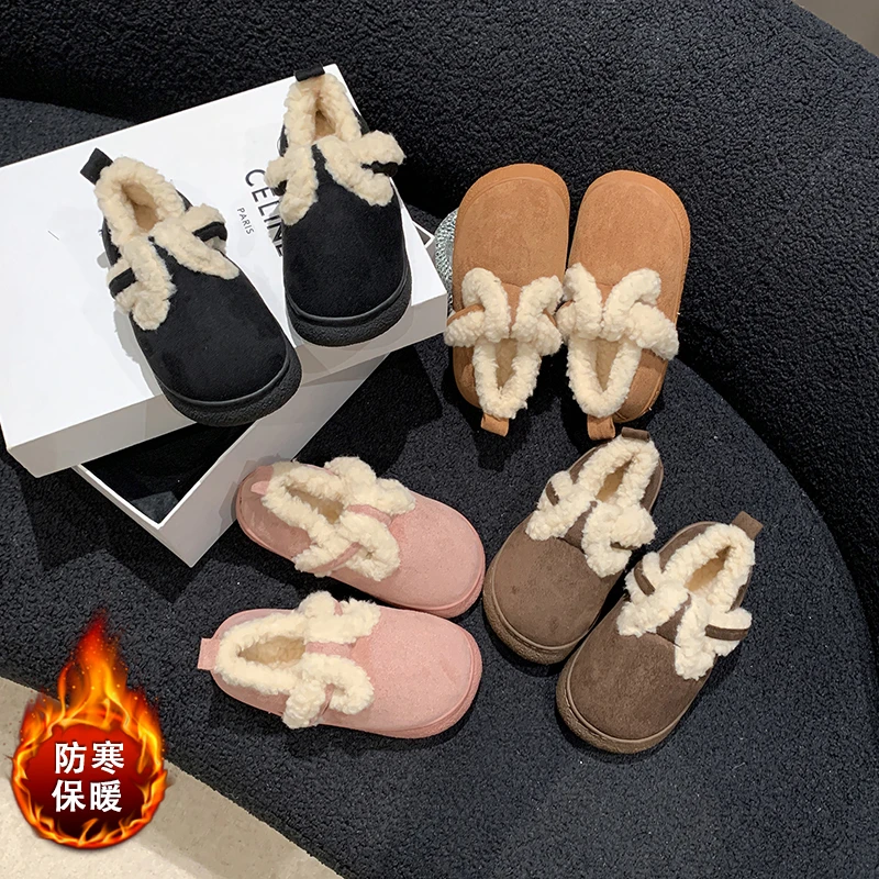 2024 Winter New Children Keep Warm Shoes for Girls Fashion Korean Sweet Color Soft Bottom Anti-slippery Versatile Plush Shoes
2024 Winter New Children Keep Warm Shoes for Girls Fashion Korean Sweet Color Soft Bottom Anti-slippery Versatile Plush Shoes
