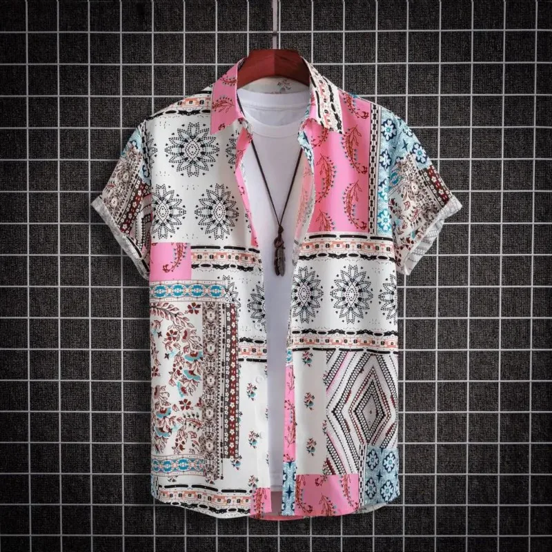 3D Floral, Animated, Beach Party Top, Loose Fitting Short Sleeves New Hawaiian Men's Printed Shirt, High-quality,
3D Floral, Animated, Beach Party Top, Loose Fitting Short Sleeves New Hawaiian Men's Printed Shirt, High-quality,